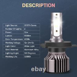 2X 7inch LED Headlamp Hi-Lo E9 for Mazda MX5 Mk1 Headlights Bulbs Lamp