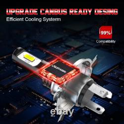 2x 7Inch Round LED Headlights High Low Beam For Jeep Wrangler JK LJ 1997-2018