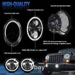 2x 7 LED Headlight Halo Hi/Lo for Mazda MX5 Miata Eunos Roadster 1989-97 Mk1