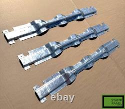 3x REAR TUB UNDERFLOOR CROSSMEMBERS GALVANISED FOR LAND ROVER DEFENDER SERIES