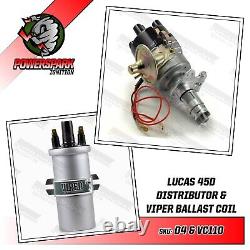 45D Electronic Distributor and Viper Dry Ballast Ignition Coil DLB102 DLB110