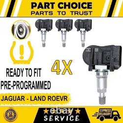 4X PRE-CODED TPMS For Land-Rover Range Rover Vogue (L322/L405/L460) 2002-2025