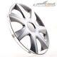 4 Hub Caps 15 Inch Wheel Trims Covers Run I Grau / Silber For Alfa Dacia Honda L