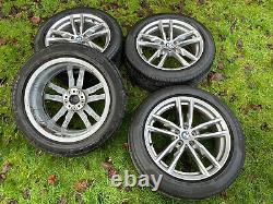 4 x BMW X3 X4 Series G01 G02 Genuine Full Set of 698M Alloy Wheels & Tyres Rims