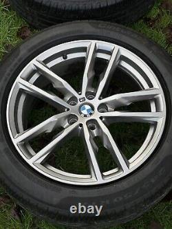 4 x BMW X3 X4 Series G01 G02 Genuine Full Set of 698M Alloy Wheels & Tyres Rims