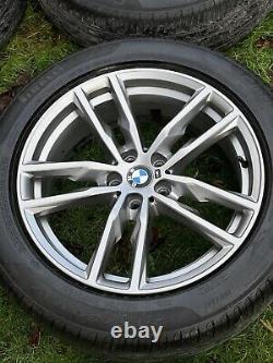 4 x BMW X3 X4 Series G01 G02 Genuine Full Set of 698M Alloy Wheels & Tyres Rims