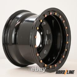 5x 16 x 10 steel wheels fit Land Rover 110 Beadlock style 5x165.1 ET-32 5x 16 x 10 steel wheels fit Land Rover 110 Beadlock style 5x165.1 ET-32