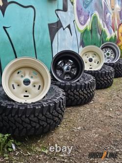 5x 16 x 10 steel wheels fit Land Rover 110 Hardline RSR 5x165.1 ET-32