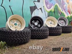 5x 16 x 10 steel wheels fit Land Rover 110 Hardline RSR 5x165.1 ET-32