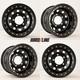 5x 16 X 10 Steel Wheels Fit Land Rover Defender Hardline Bloc 5x165.1 Et-32