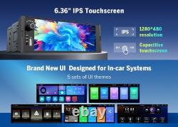 6.36 IPS Touchscreen Car Stereo Eonon X3U 1DIN Wireless CarPlay Android Auto BT