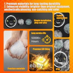 6x For Land Rover Defender 1990-2016 Clear Complete LED Light Upgrade Kit Lamp