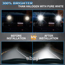 7 Headlight Led Conversion Rhd H4 Bulb Main Dipped Beam For Classic Land Rover