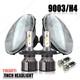 7 Inch Led Headlights Angle Eye Halo For Land Rover Defender Td4 Td5 90 110 Pair