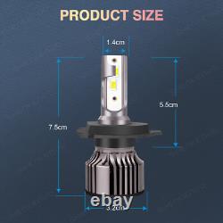 7 Inch LED Headlights Angle Eye Halo For LAND ROVER DEFENDER TD4 TD5 90 110 Pair