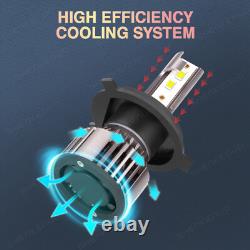 7 Inch LED Headlights Angle Eye Halo For LAND ROVER DEFENDER TD4 TD5 90 110 Pair