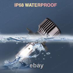 7 Inch LED Headlights Angle Eye Halo For LAND ROVER DEFENDER TD4 TD5 90 110 Pair