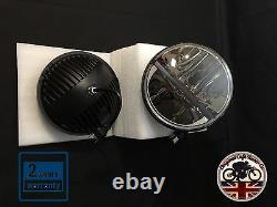 7 Inch Land Rover Defender LED Cree Headlight x2 E Approved 90 110 4x4 730