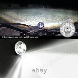 7'' Round Black DOT LED Headlights Halo Hi/Lo Beam FIT Classic Mini Austin Rover