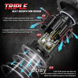 7'' Round Black DOT LED Headlights Halo Hi/Lo Beam FIT Classic Mini Austin Rover
