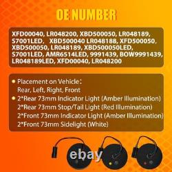 8x Indicator Tail Stop Side Lamp Assembly XFD00040 Fit Land Rover Defender L316
