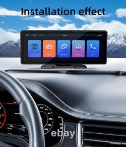 9.3in Car MP5 Player Wired Wireless CarPlay Android Car Radio With4LED Rear Camera