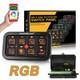 Auxbeam Ar-800 Multifunction 8 Gang Rgb Switch Panel Kit Bluetooth App Control