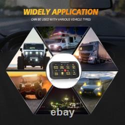 AUXBEAM AR-800 Multifunction 8 Gang RGB Switch Panel Kit bluetooth APP Control