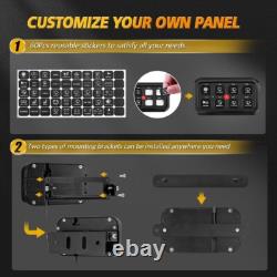 AUXBEAM AR-800 Multifunction 8 Gang RGB Switch Panel Kit bluetooth APP Control