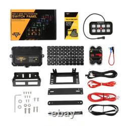 AUXBEAM AR-800 Multifunction 8 Gang RGB Switch Panel Kit bluetooth APP Control