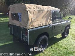 A superb 1963 Land Rover Series IIa 88in soft top with V8 power+drives 1st class