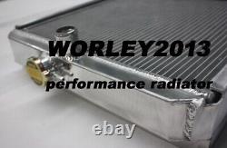 Aluminium radiator + fan for Land Rover Series 2A & 3 2.3 diesel petrol