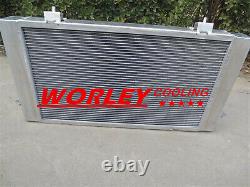 Aluminum Radiator For Land Rover Discovery & Range Rover Series 1 3.9L V8 & FANS