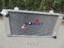 Aluminum Radiator For Land Rover Discovery & Range Rover Series 1 3.9L V8 & FANS