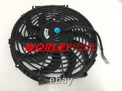 Aluminum Radiator For Land Rover Discovery & Range Rover Series 1 3.9L V8 & FANS