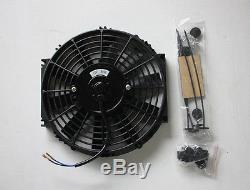 Aluminum radiator + fans for Land Rover Discovery & Range Rover Series 1 3.9L V8
