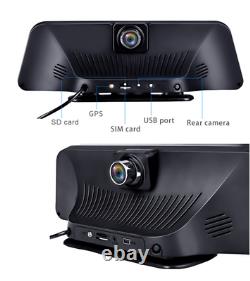 Android 8.1 10 Streaming Car Wifi 4G GPS DVR Dual FHD Video Recorder Dash Cam