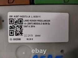 BCM CONTROL UNIT FOR LAND ROVER FREELANDER 3rd Series AG9T-14D572-LA Diesel 2179 0