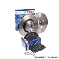 BOSCH Rear Brake Disc Pair + Rear Brake Pads Axle Braking Set Fits BMW 3 Series