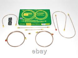 BRITPART Ready Made Brake Pipe Set Hose Line Fits Land Rover Series 2 RHD DA7400