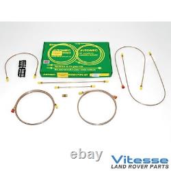 BRITPART Ready Made Brake Pipe Set Hose Line Fits Land Rover Series 2 RHD DA7400