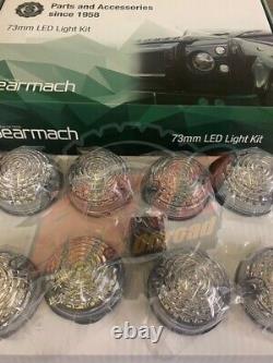 Bearmach BA 9718BM LED Lamp Upgrade Kit 73mm Clear Lens Defender 90/110- Series