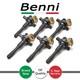 Benni 6x For Bmw 3 Series E46 320ci 2.2 Petrol 2000-02 Ignition Coil Packs Penci