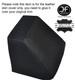 Black Stitching Lower Dash Side End Cap Leather Cover Fits Land Rover Series 3