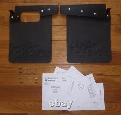 Brand New Land Rover Series 109 Series 2 2a 3 Rear Mud Flaps & Brackets (RTC706)