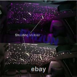 Car Ceiling Star Light Kit Optic Fiber RGBW Shooting Meteor Light RF APP Control