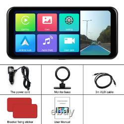 Car DVR 4K Portable Smart Player ADAS Dash Cam Wireless Carplay Android Monitor