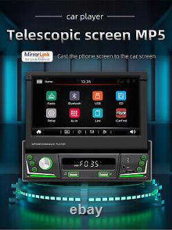 Car Radio Single 1DIN Bluetooth Stereo Touch Screen MP5 Player AUX/BT Head Unit