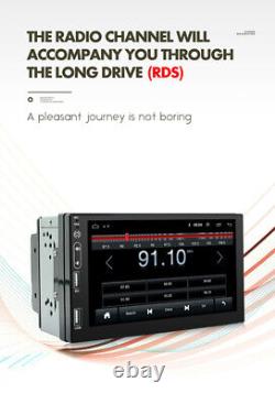 Car Stereo Radio 2DIN 7in Touch Screen GPS Bluetooth Touch Screen FM Head Unit