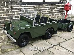 Childrens Land Rover series 2 toylander electric ride on car totrod